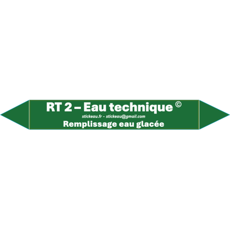 RT2 – Eau technique – Remplissage eau glacée