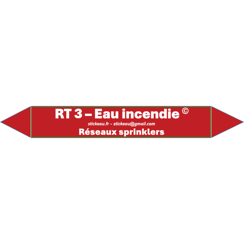 RT3 – Eau incendie – Réseaux sprinklers