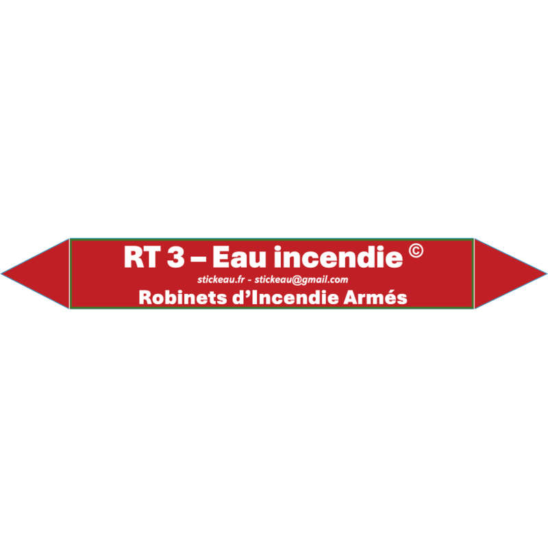 RT3 – Eau incendie – Robinets d’Incendie Armés
