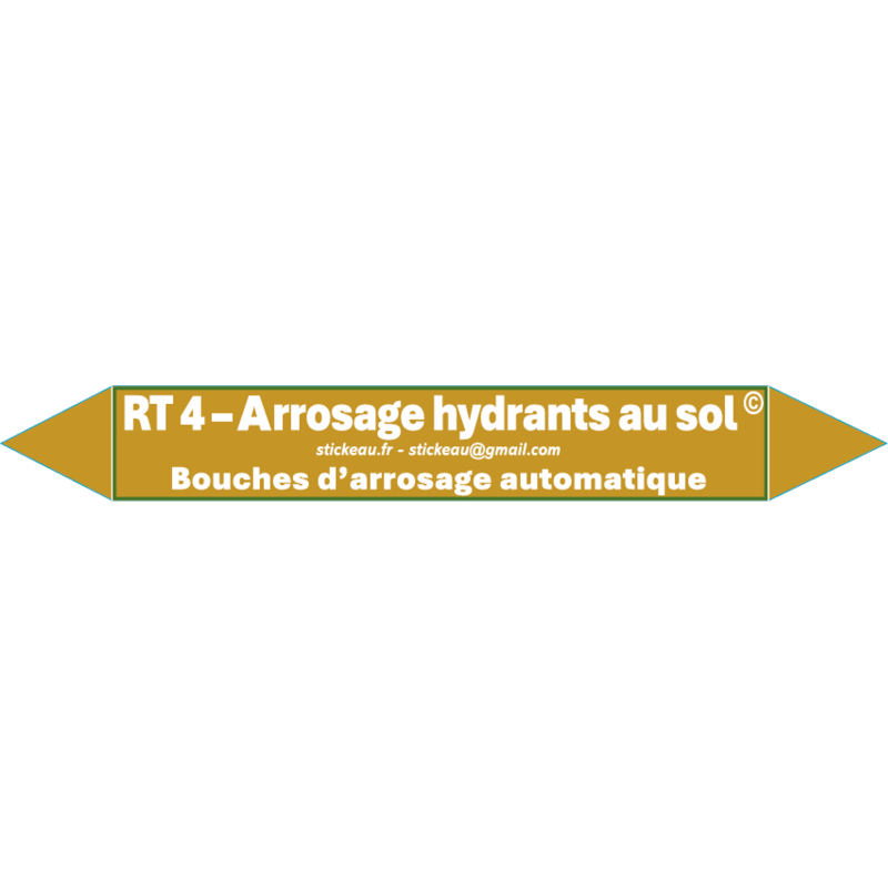 RT4 – Arrosage par hydrants au sol – Bouches d’arrosage automatiques