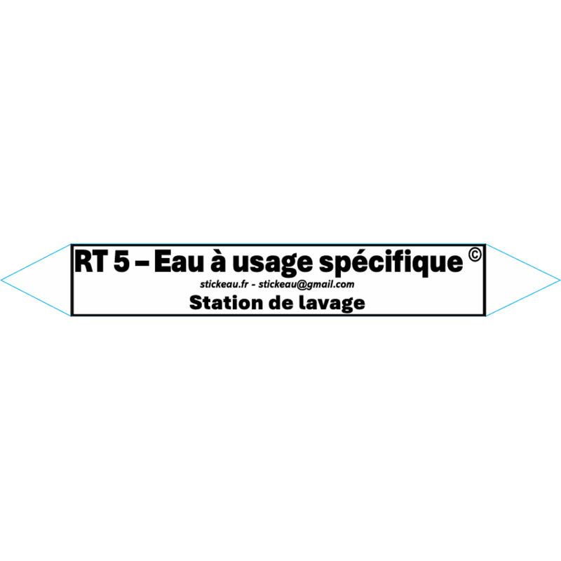 RT5 – Eau à usage spécifique – Station de lavage