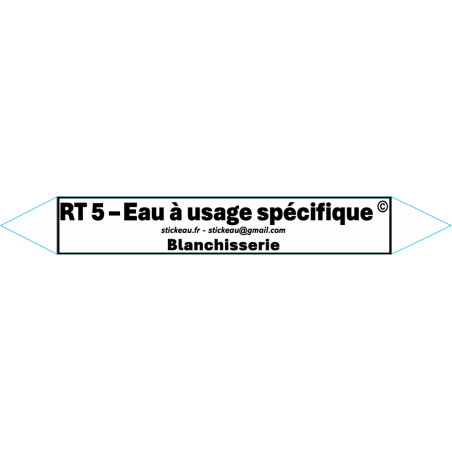 RT5 – Eau à usage spécifique – Blanchisserie