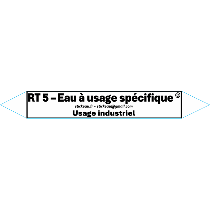 RT5 – Eau à usage spécifique – Usage industriel