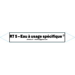 RT5 – Eau à usage spécifique