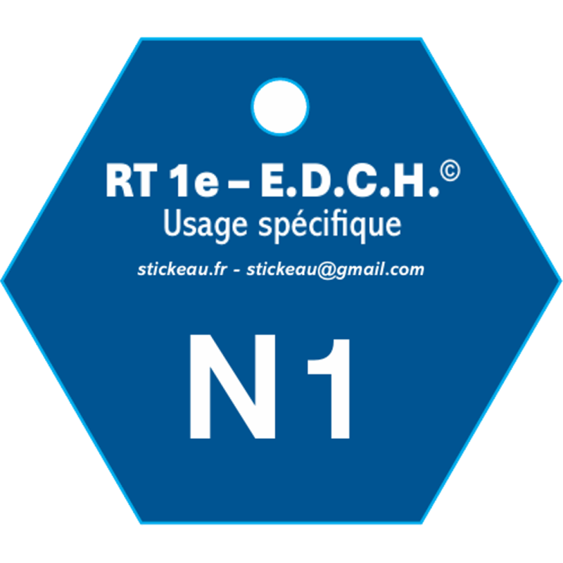 Plaque RT1e – EDCH Usage spécifique