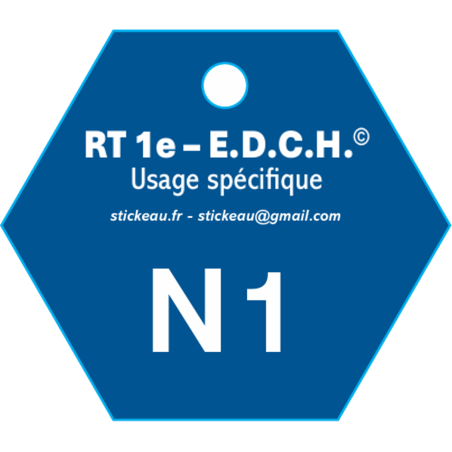 Plaque RT1e – EDCH Usage spécifique
