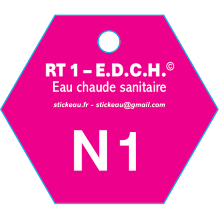 Plaque RT1 – EDCH Eau chaude sanitaire