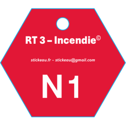 Plaque RT3 – Eau incendie