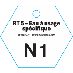 Plaque RT5 – Eau à usage spécifique