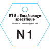 Plaque RT5 – Eau à usage spécifique