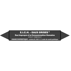 E.I.C.H. - EAUX GRISES Eau Impropre à la Consommation Humaine