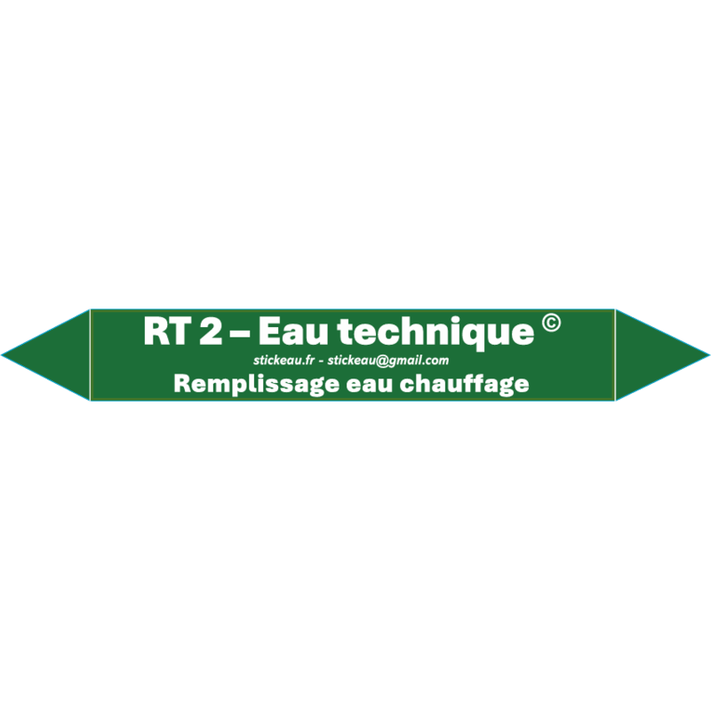 RT2 – Eau technique – Remplissage eau chauffage